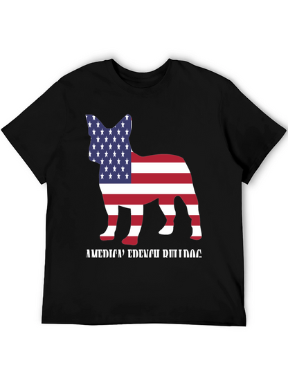 American French Bulldog T-Shirt Patriotic Dog Tee