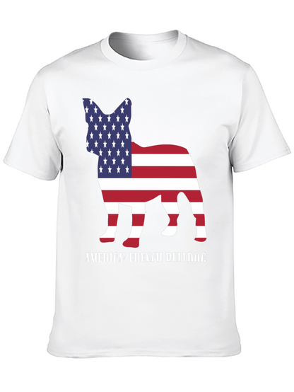 American French Bulldog T-Shirt Patriotic Dog Tee
