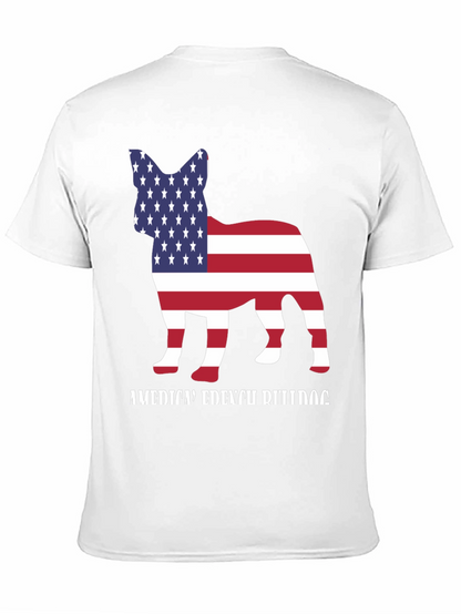 American French Bulldog T-Shirt Patriotic Dog Tee