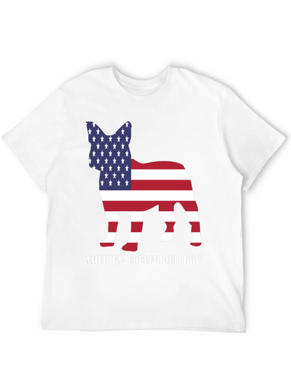 American French Bulldog T-Shirt Patriotic Dog Tee