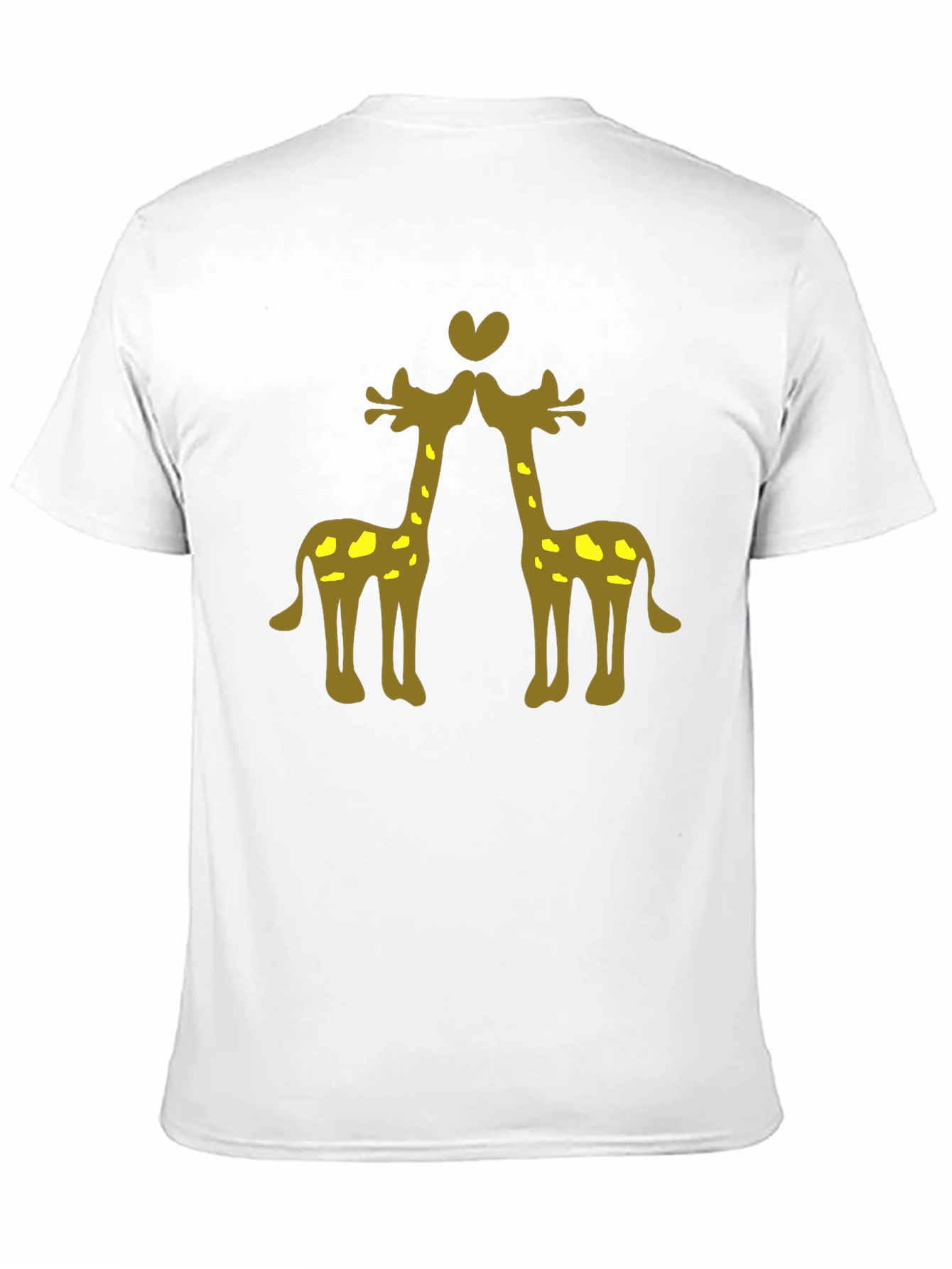 Giraffe Love Black Tee