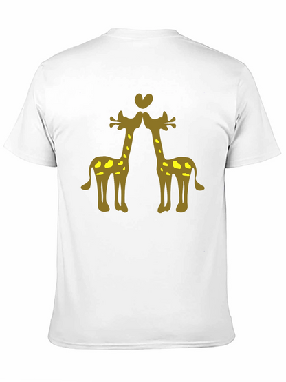 Giraffe Love Black Tee