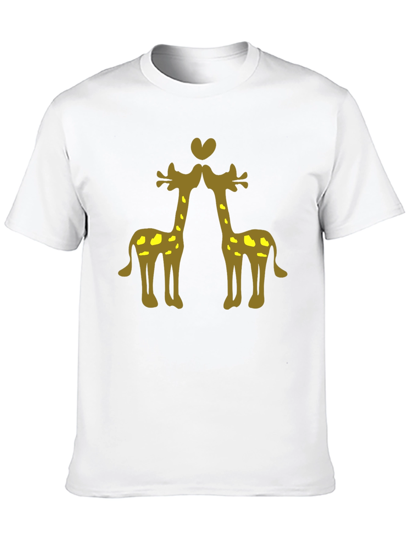 Giraffe Love Black Tee