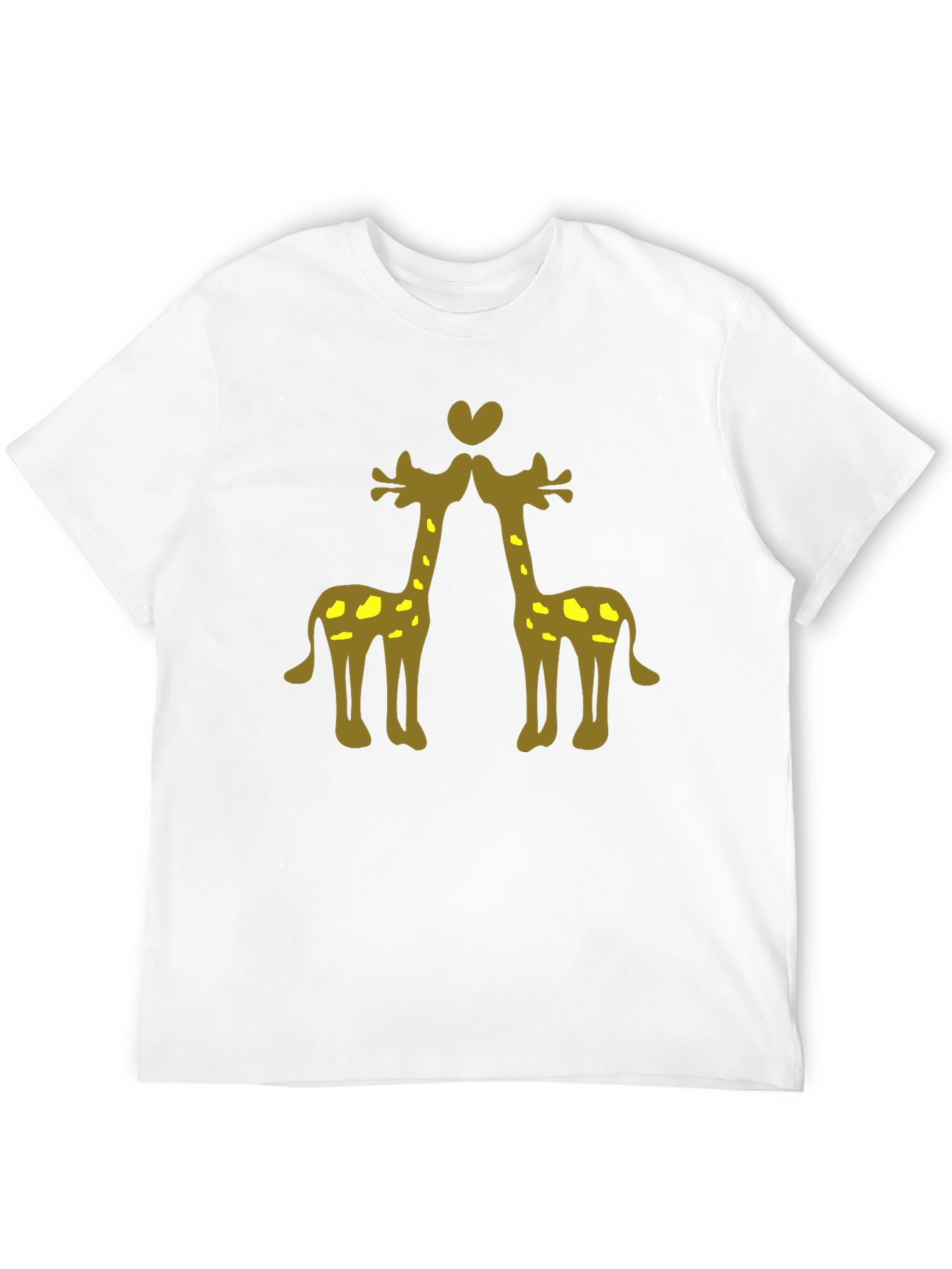 Giraffe Love Black Tee