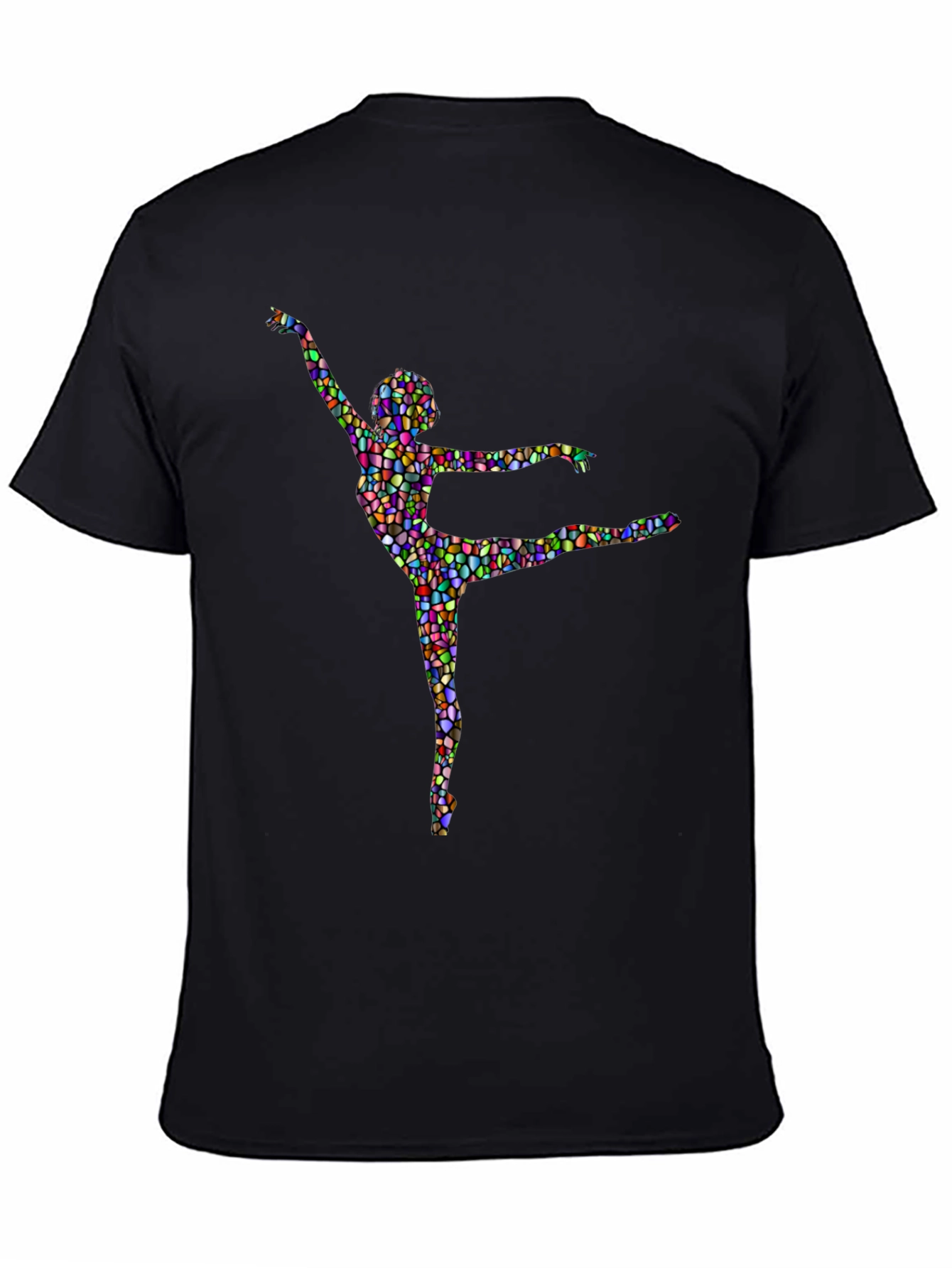 Mosaic Ballerina Black T-Shirt