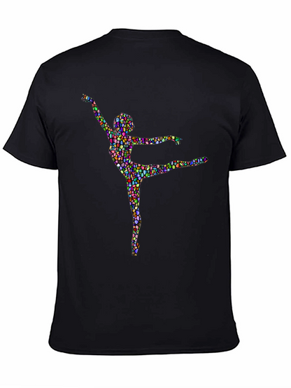 Mosaic Ballerina Black T-Shirt