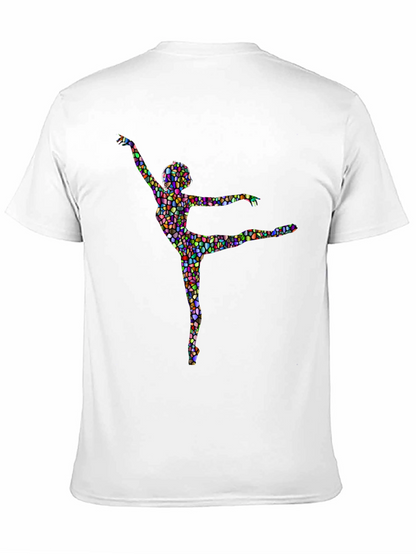 Mosaic Ballerina Black T-Shirt