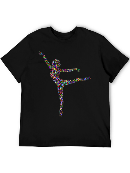 Mosaic Ballerina Black T-Shirt
