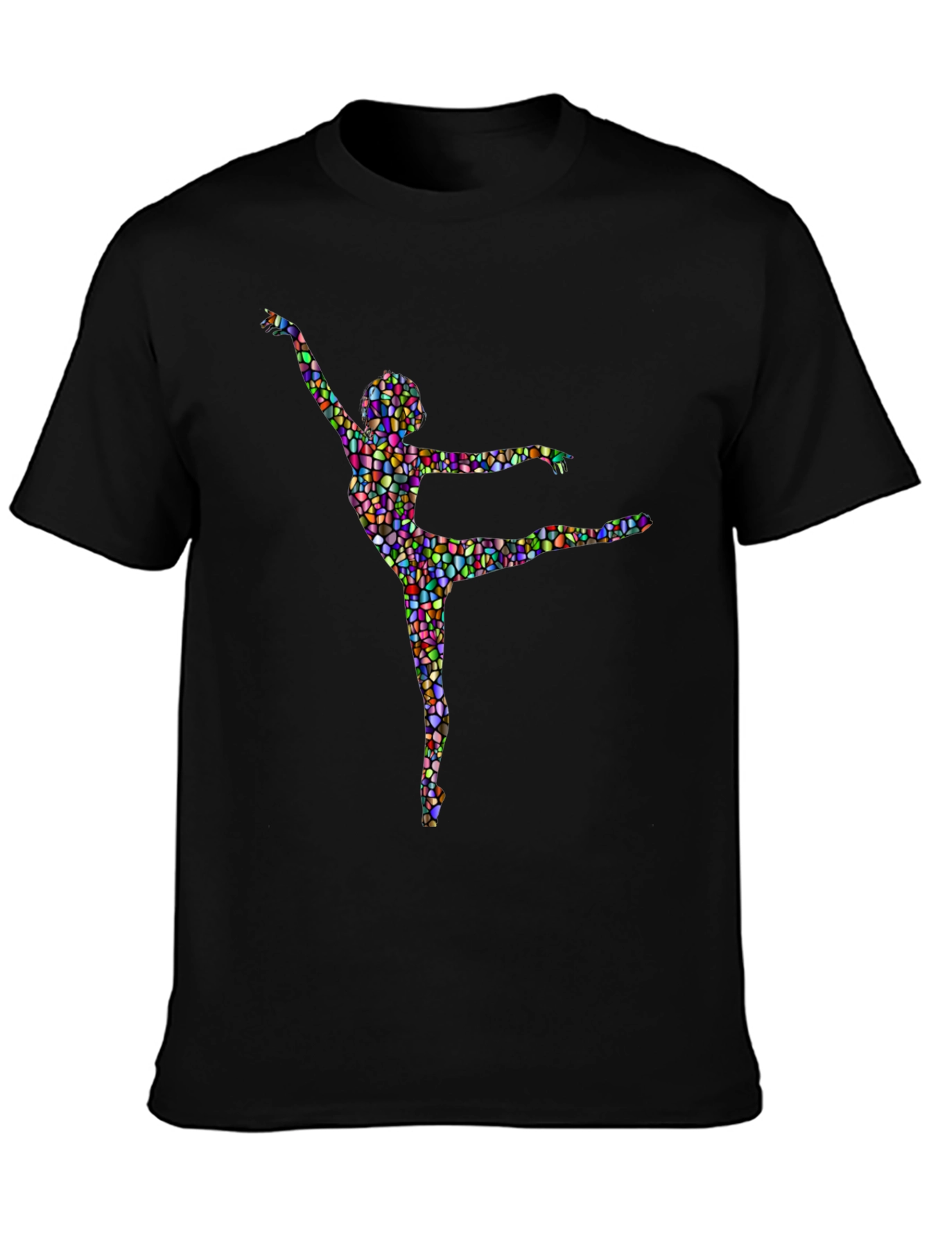 Mosaic Ballerina Black T-Shirt