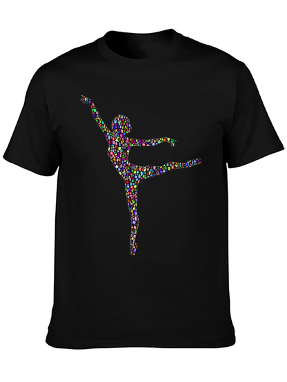 Mosaic Ballerina Black T-Shirt