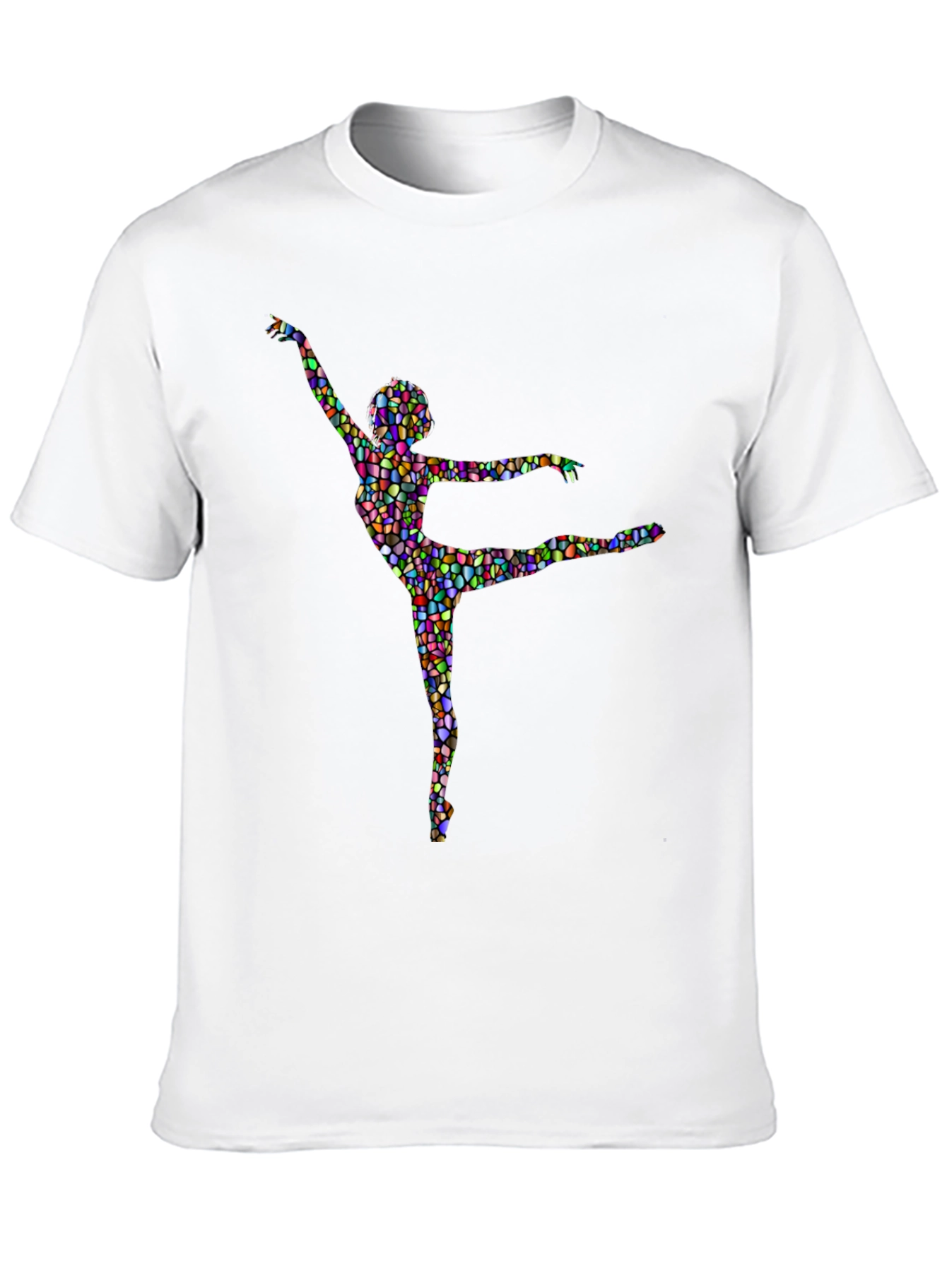 Mosaic Ballerina Black T-Shirt