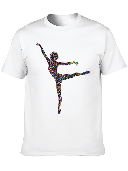 Mosaic Ballerina Black T-Shirt