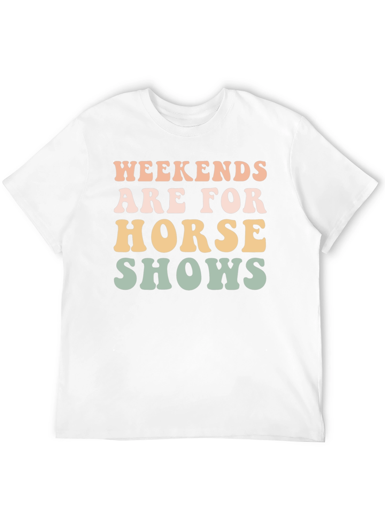 Weekends Are For Horse Shows Graphic Tee