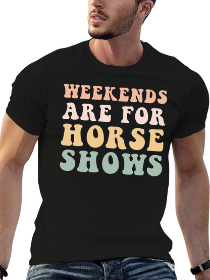 Weekends Are For Horse Shows Graphic Tee