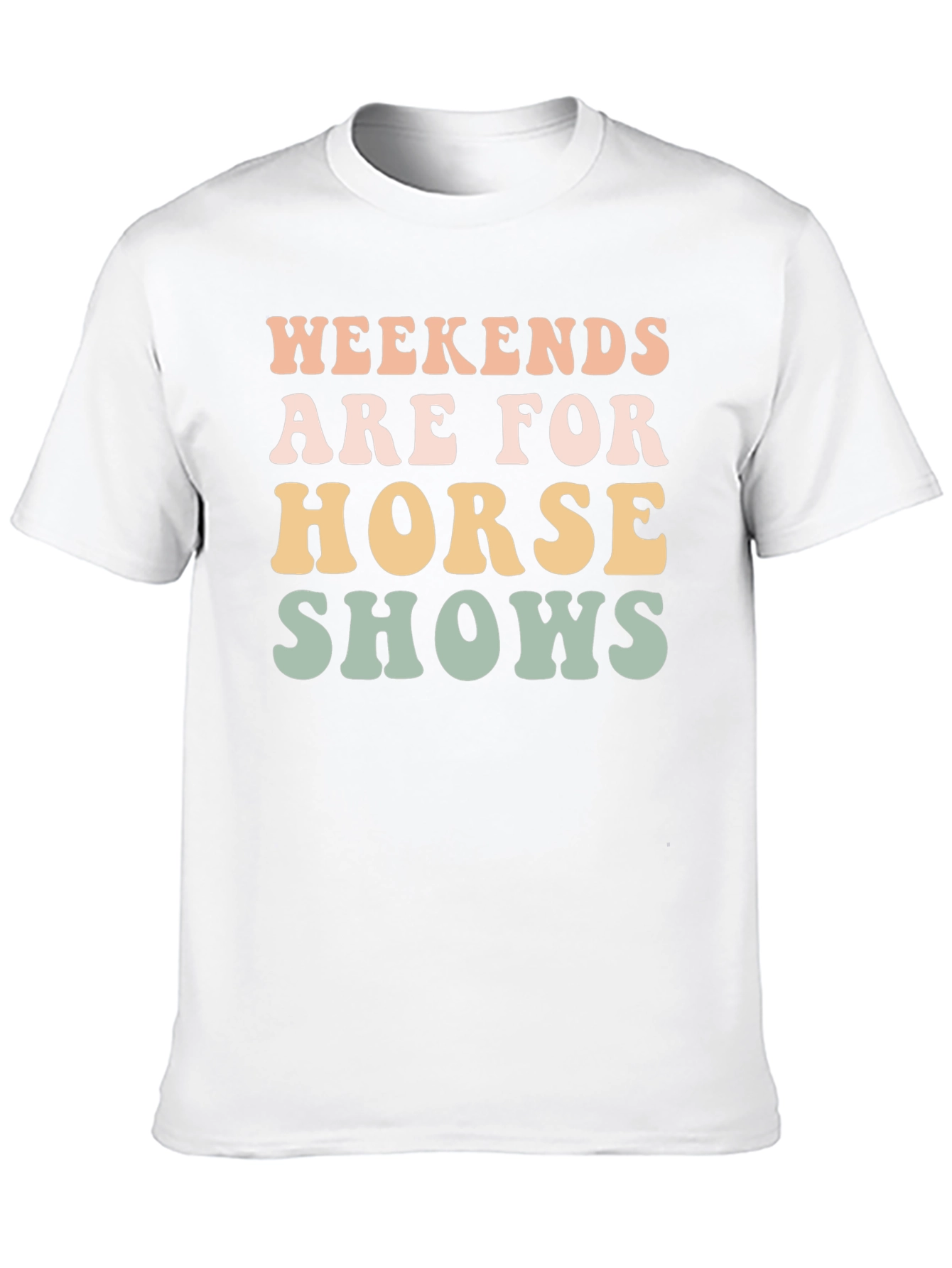 Weekends Are For Horse Shows Graphic Tee