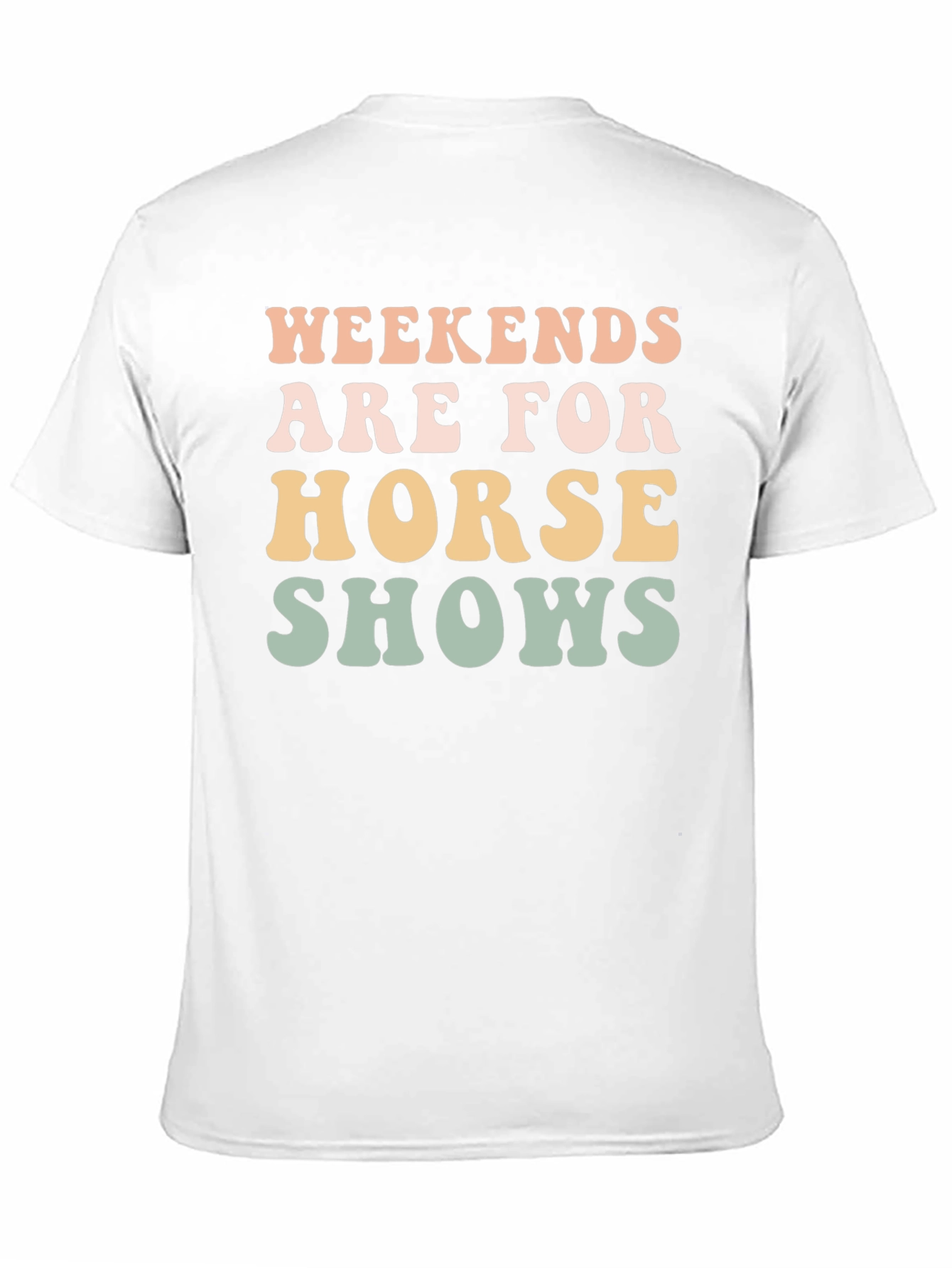 Weekends Are For Horse Shows Graphic Tee