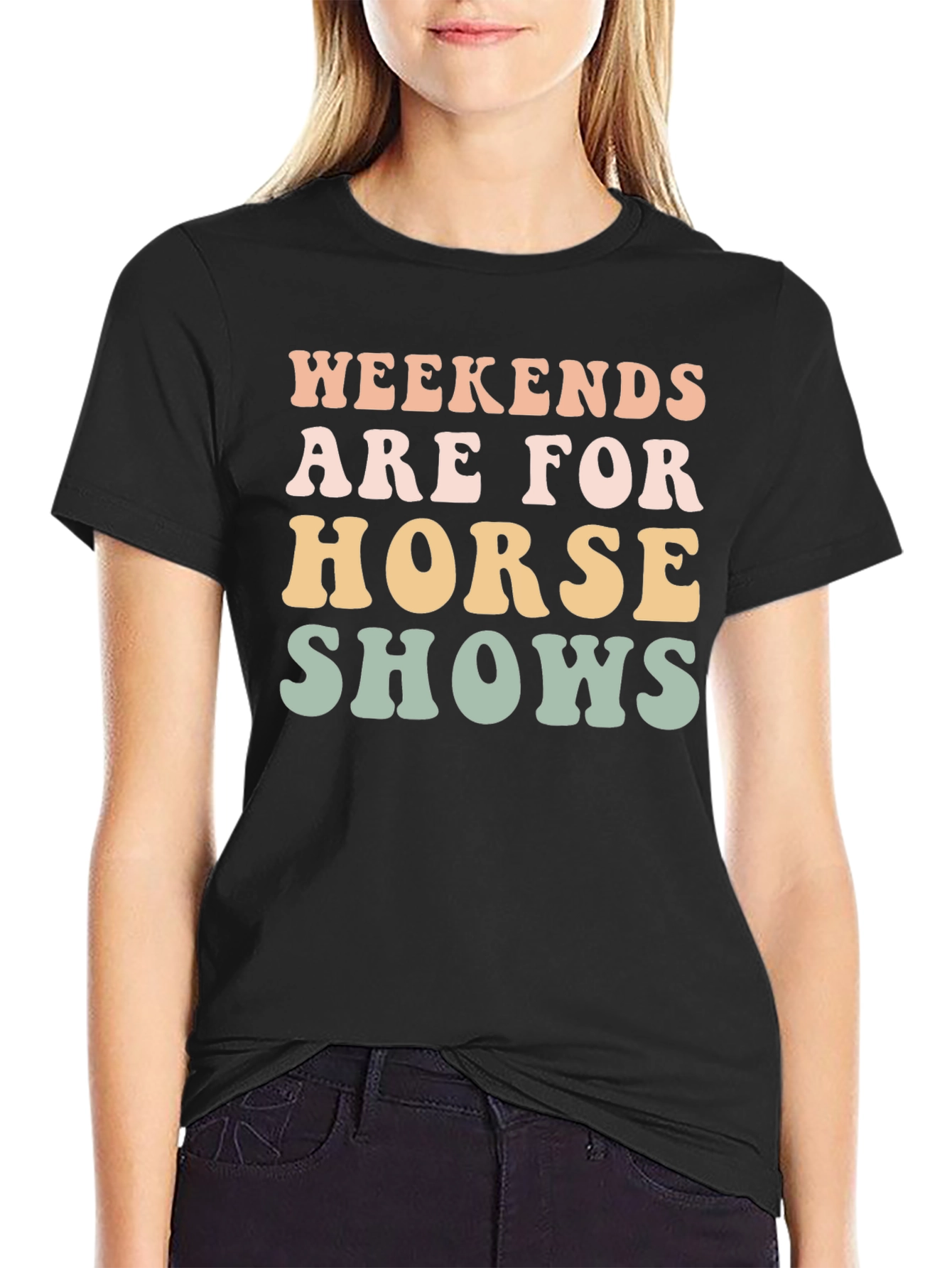 Weekends Are For Horse Shows Graphic Tee