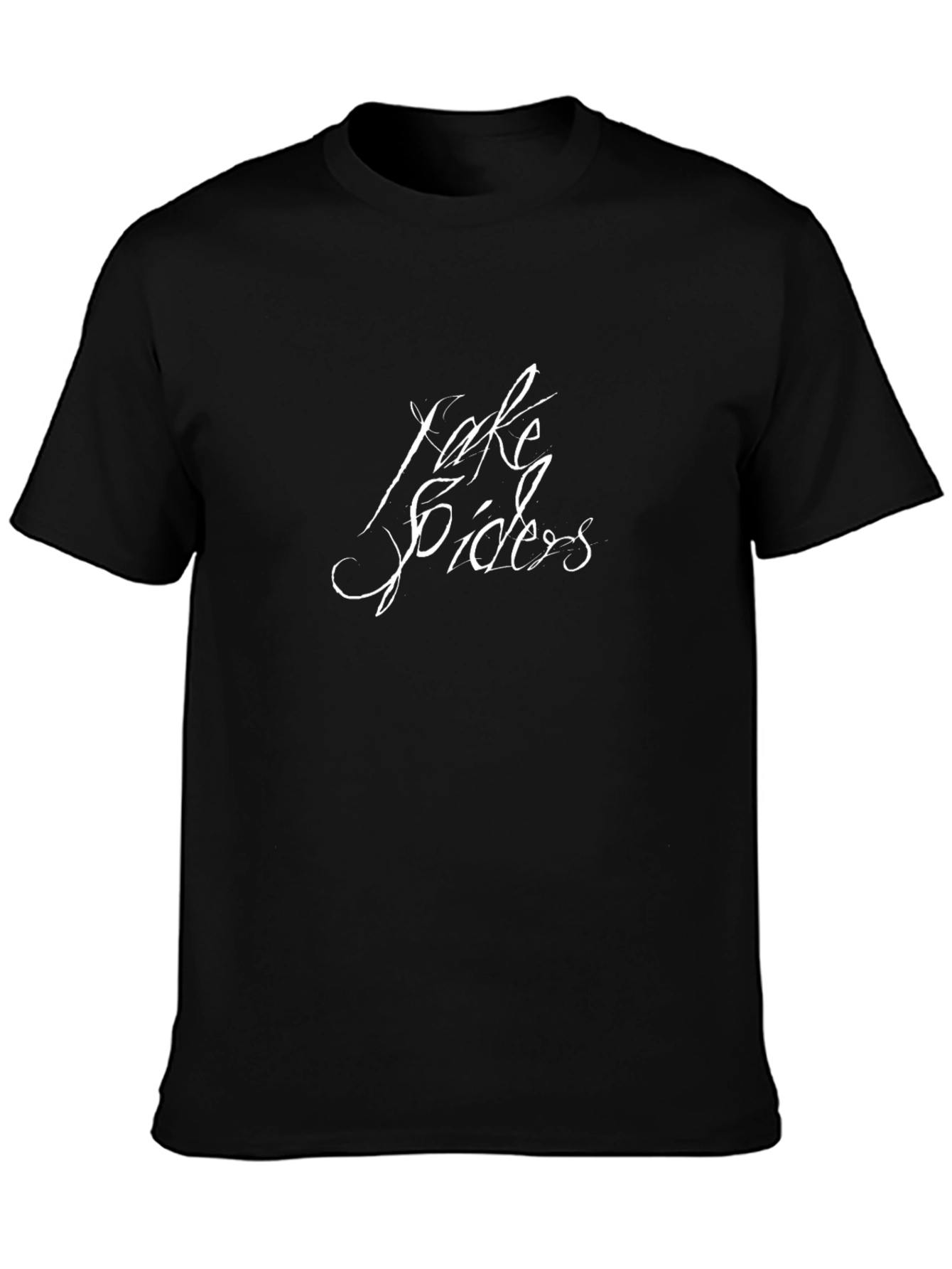 Lake Spiders Graphic Tee - Black Cotton Blend