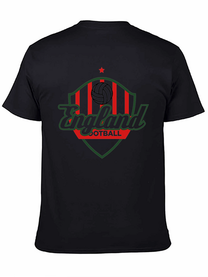 England Football Black T-Shirt