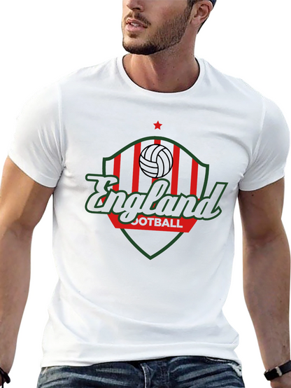 England Football Black T-Shirt