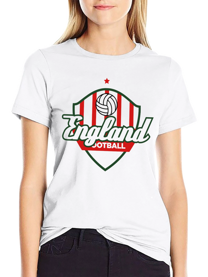 England Football Black T-Shirt