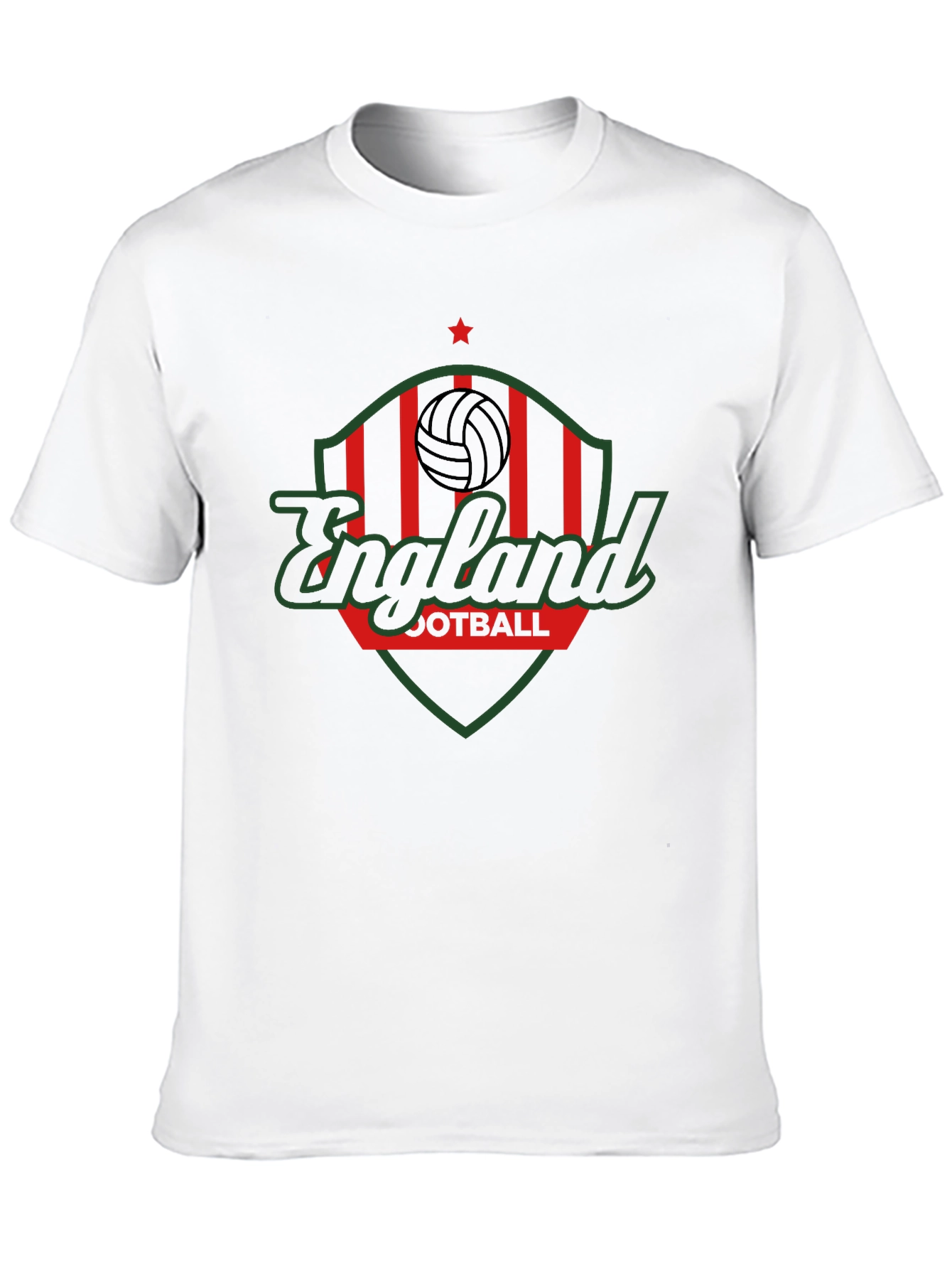 England Football Black T-Shirt