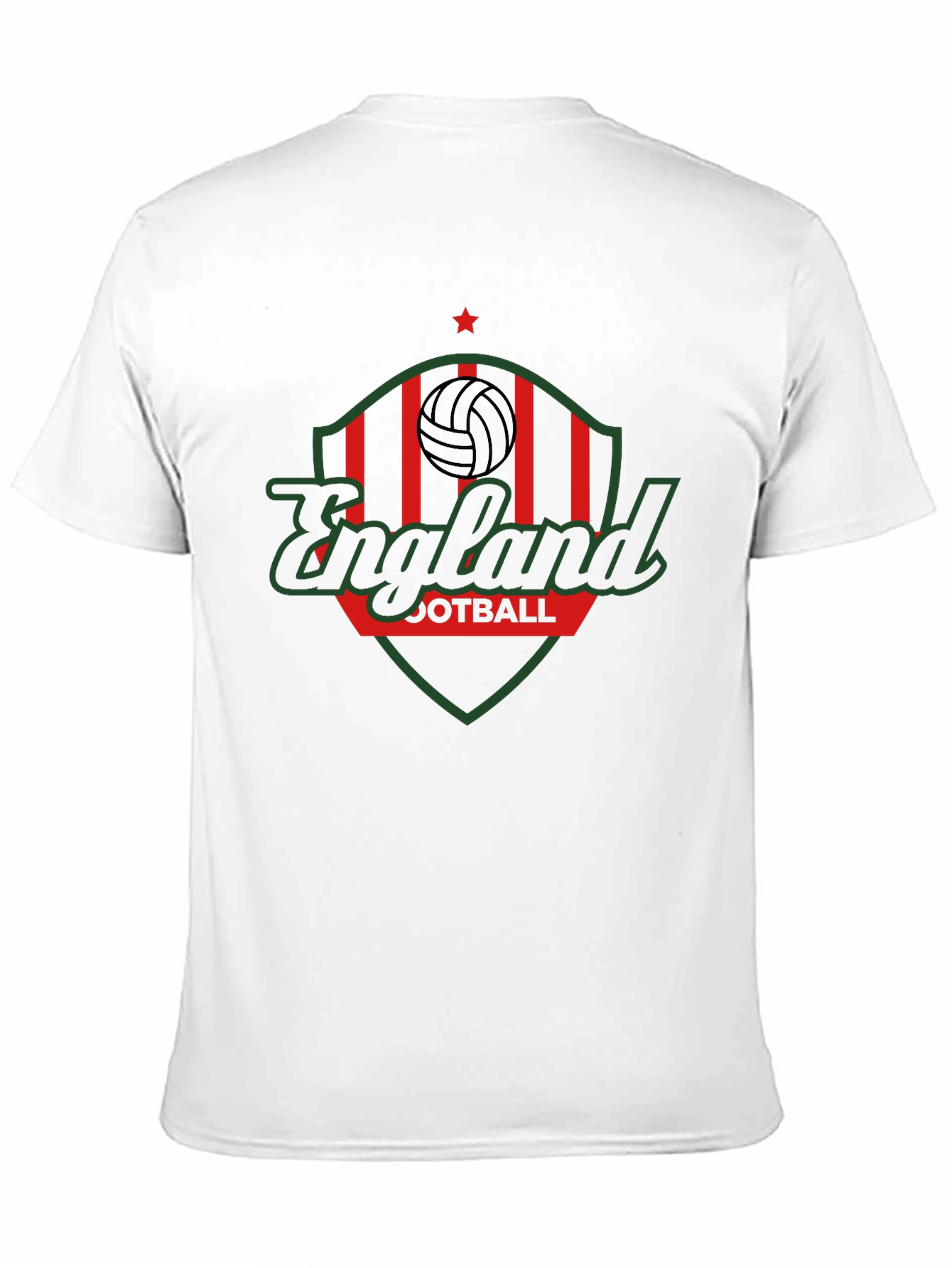England Football Black T-Shirt