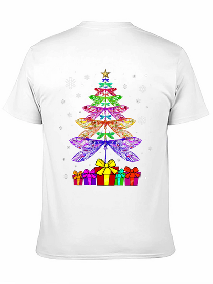 Dragonfly Christmas Tree T-Shirt
