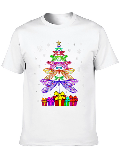 Dragonfly Christmas Tree T-Shirt