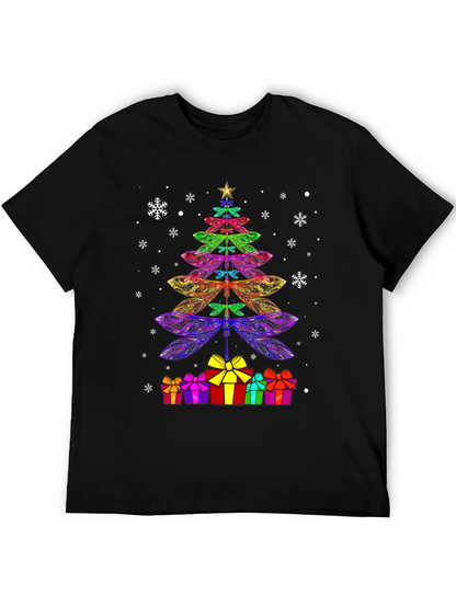 Dragonfly Christmas Tree T-Shirt