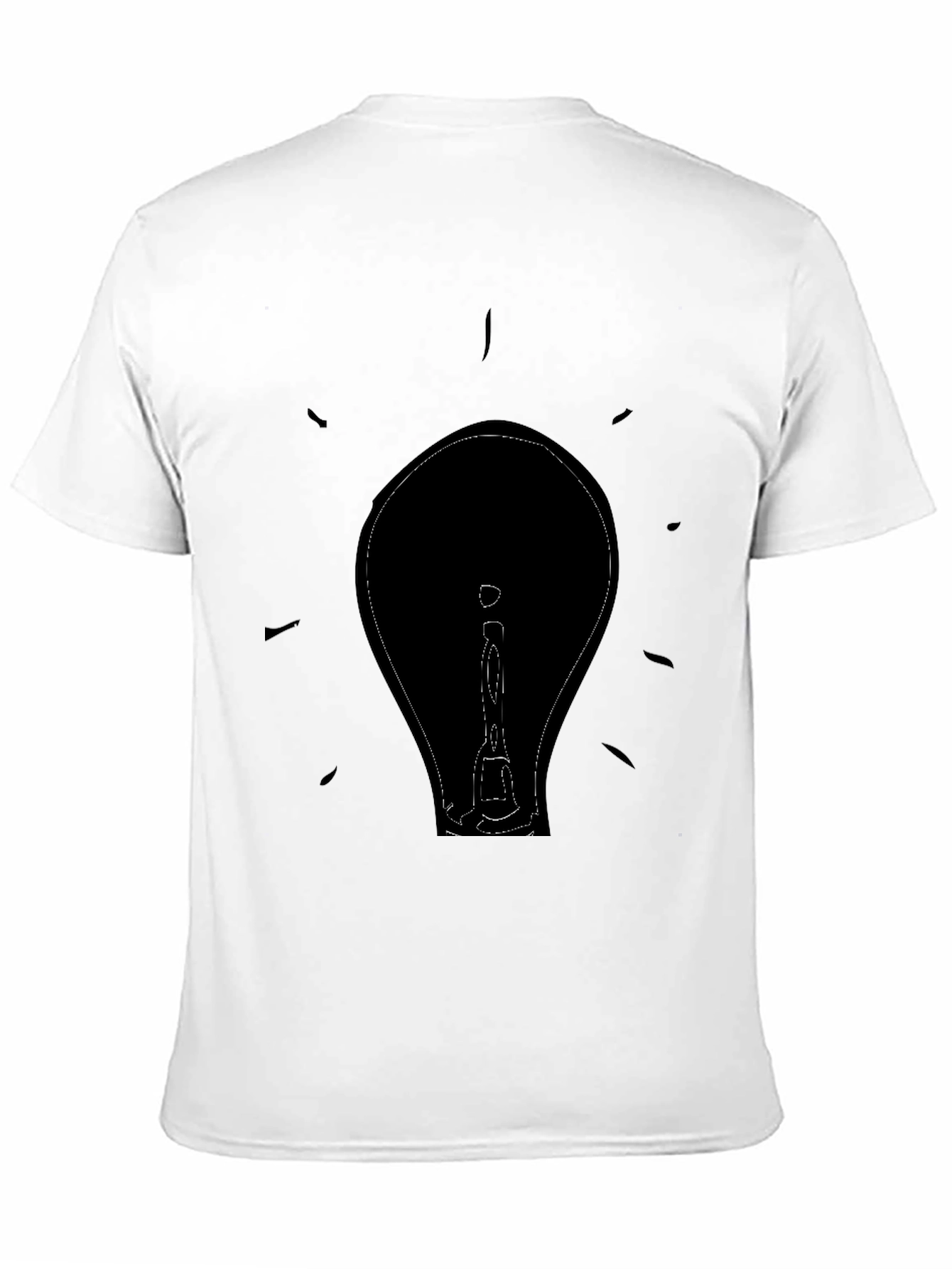 Illuminating Idea T-Shirt - Black Graphic Tee