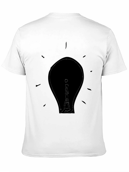 Illuminating Idea T-Shirt - Black Graphic Tee