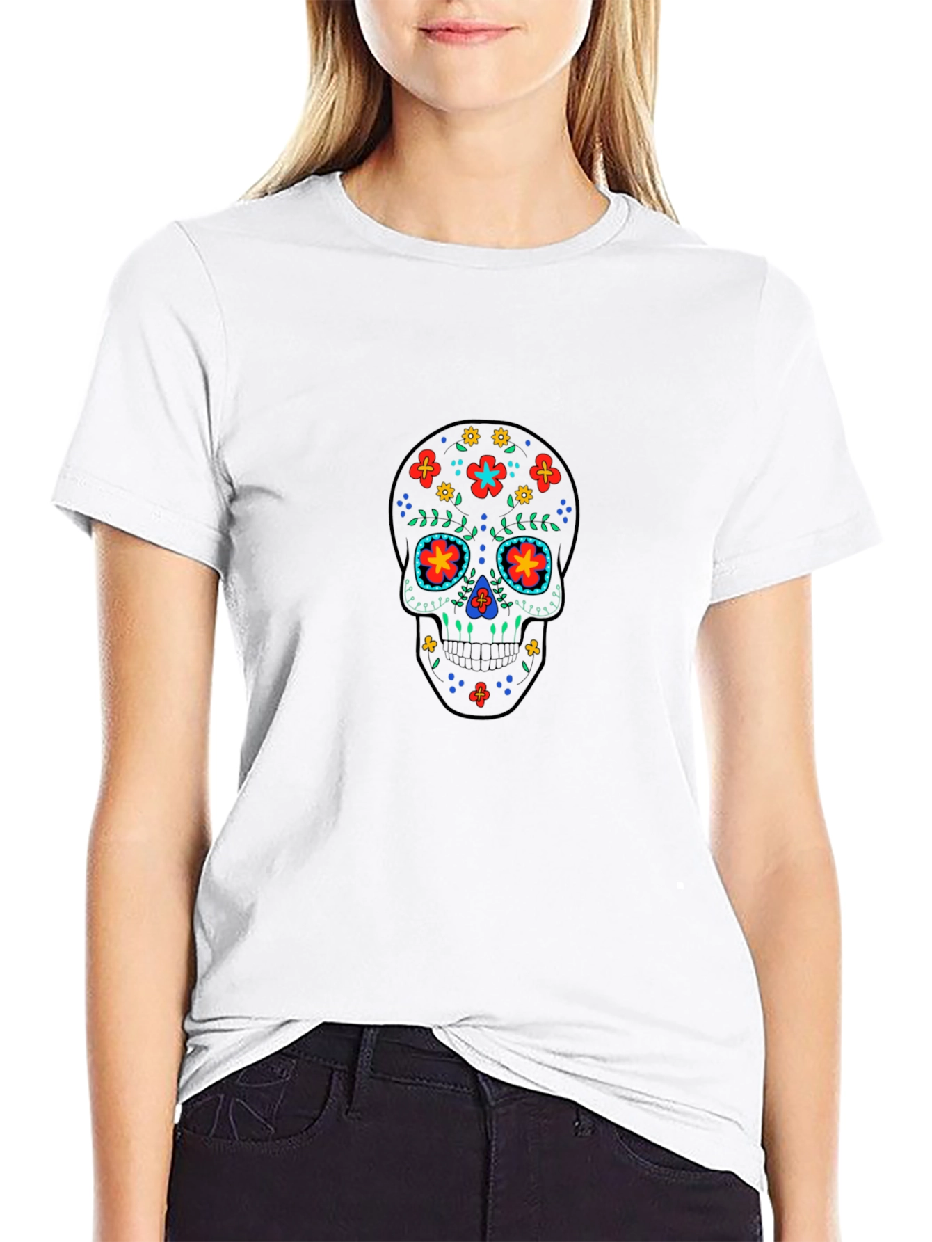 Sugar Skull Graphic T-Shirt