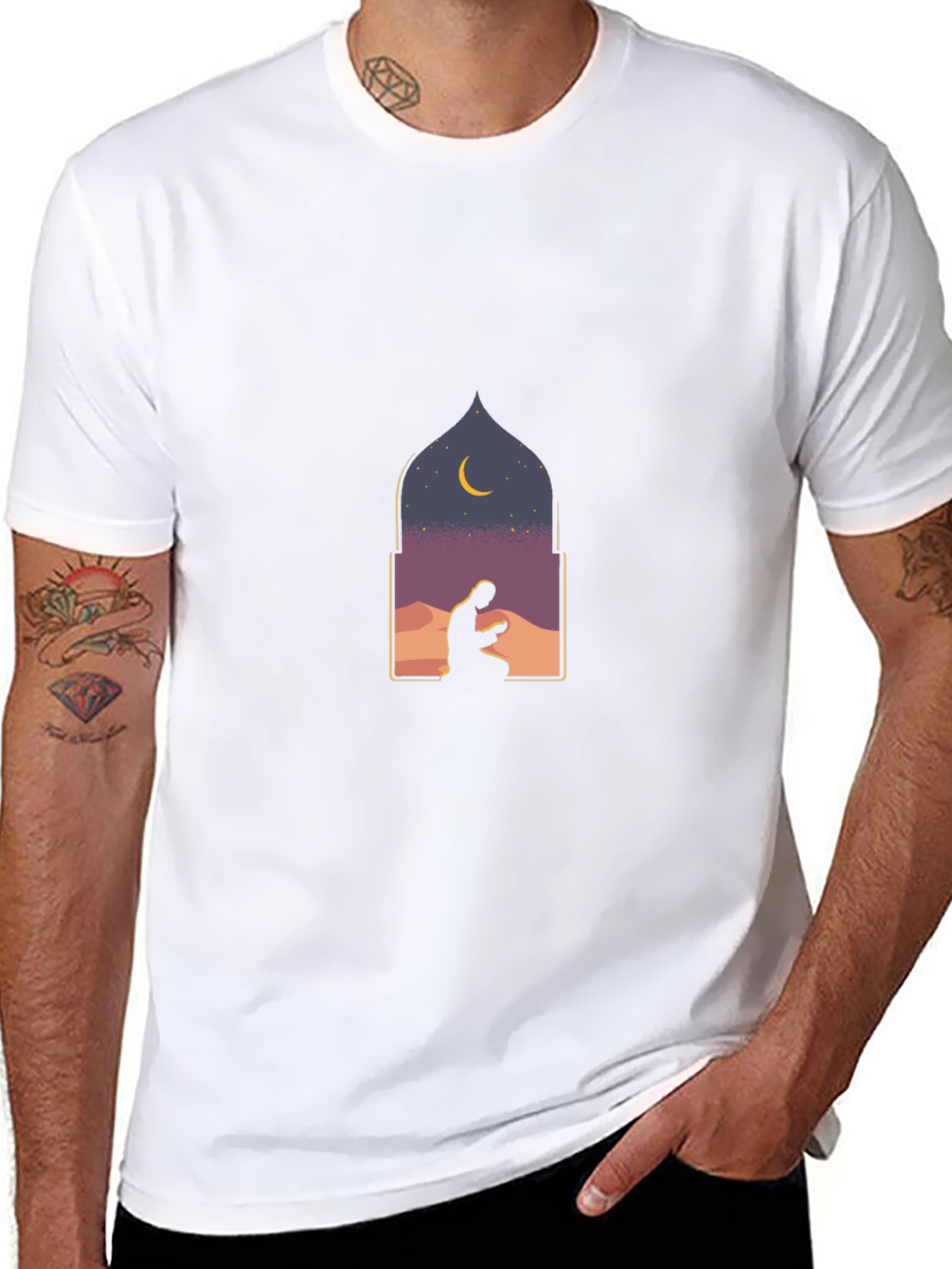Prayer Silhouette Graphic Tee