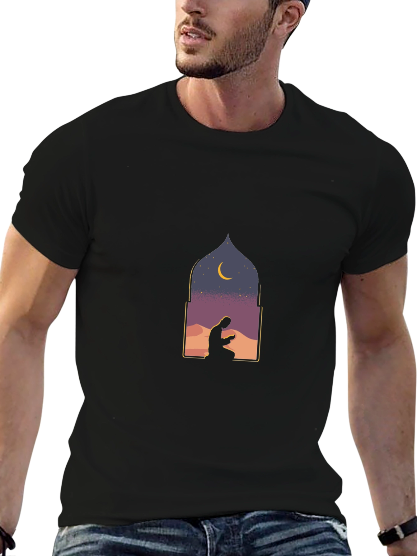 Prayer Silhouette Graphic Tee