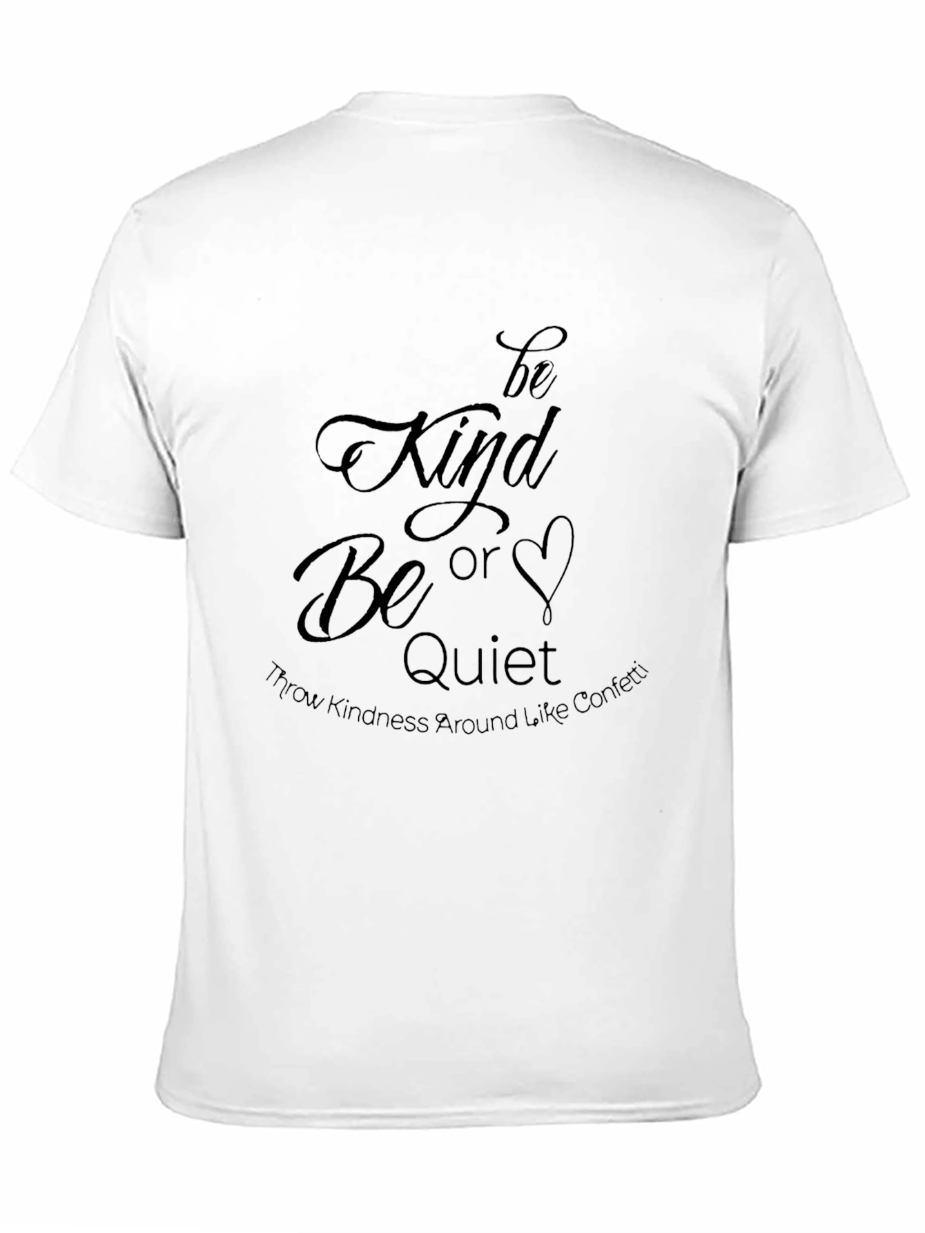 Be Kind or Be Quiet Black Graphic Tee