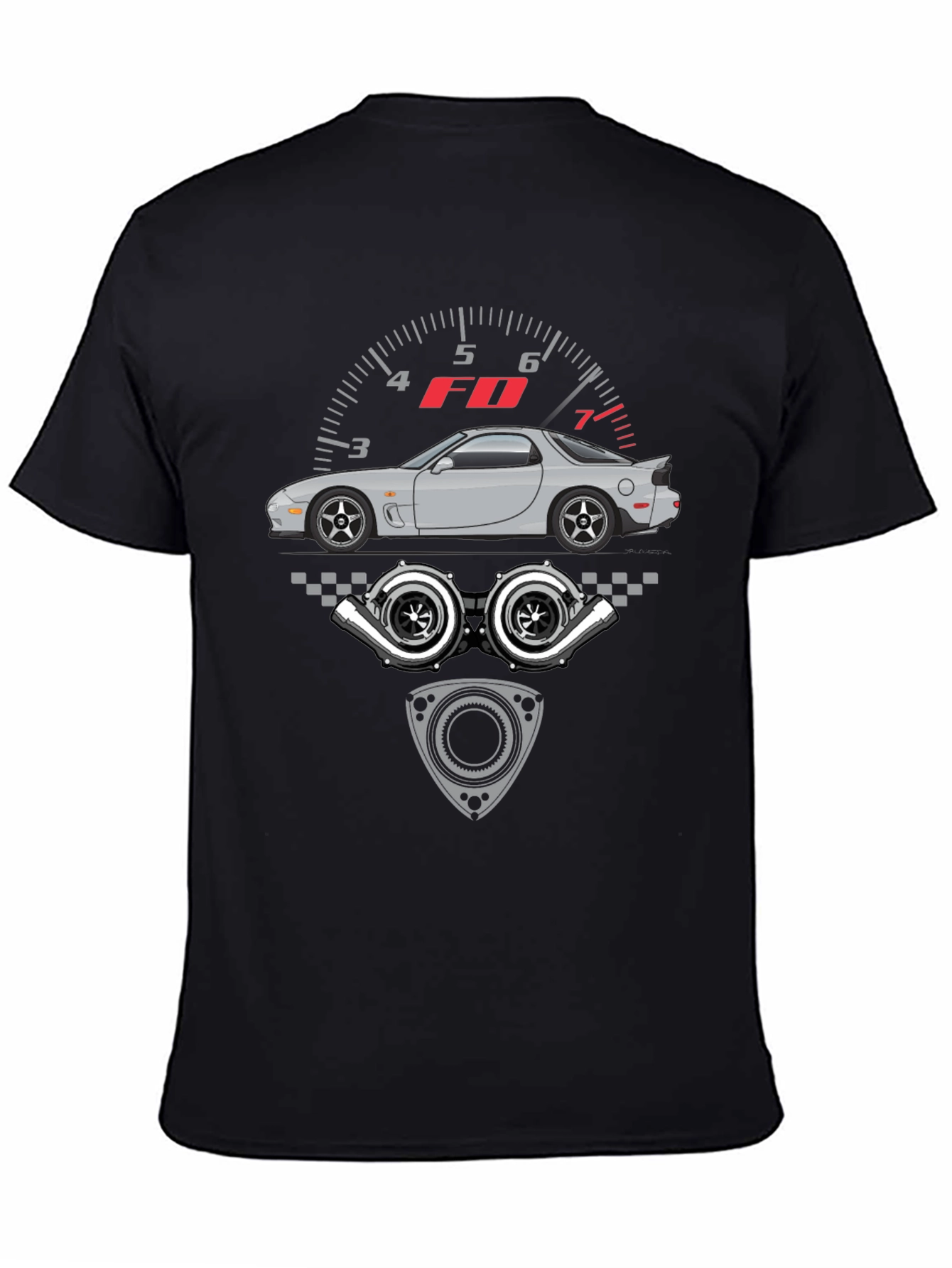 Rotary Engine FD RX-7 T-Shirt