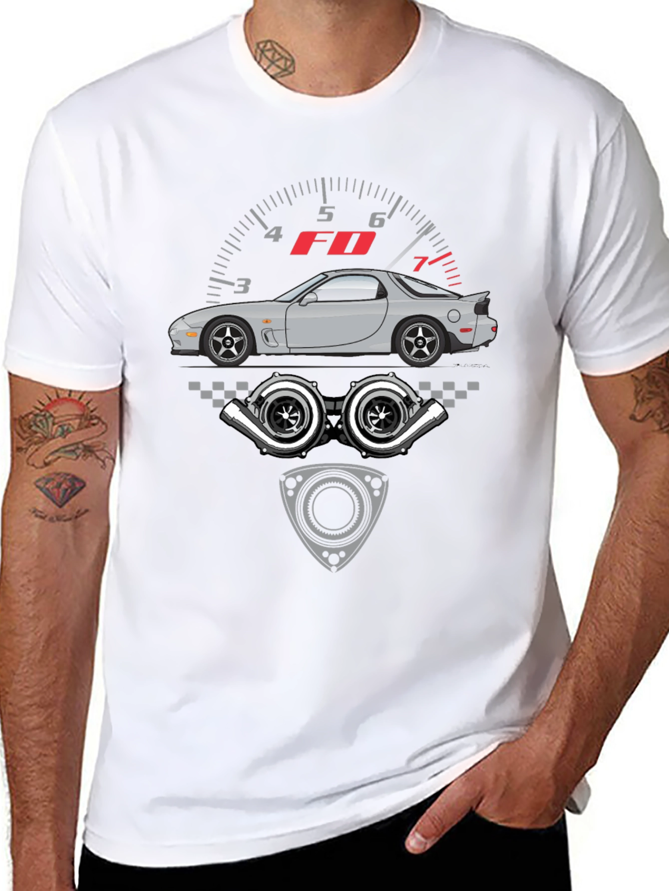 Rotary Engine FD RX-7 T-Shirt