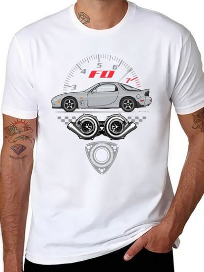 Rotary Engine FD RX-7 T-Shirt