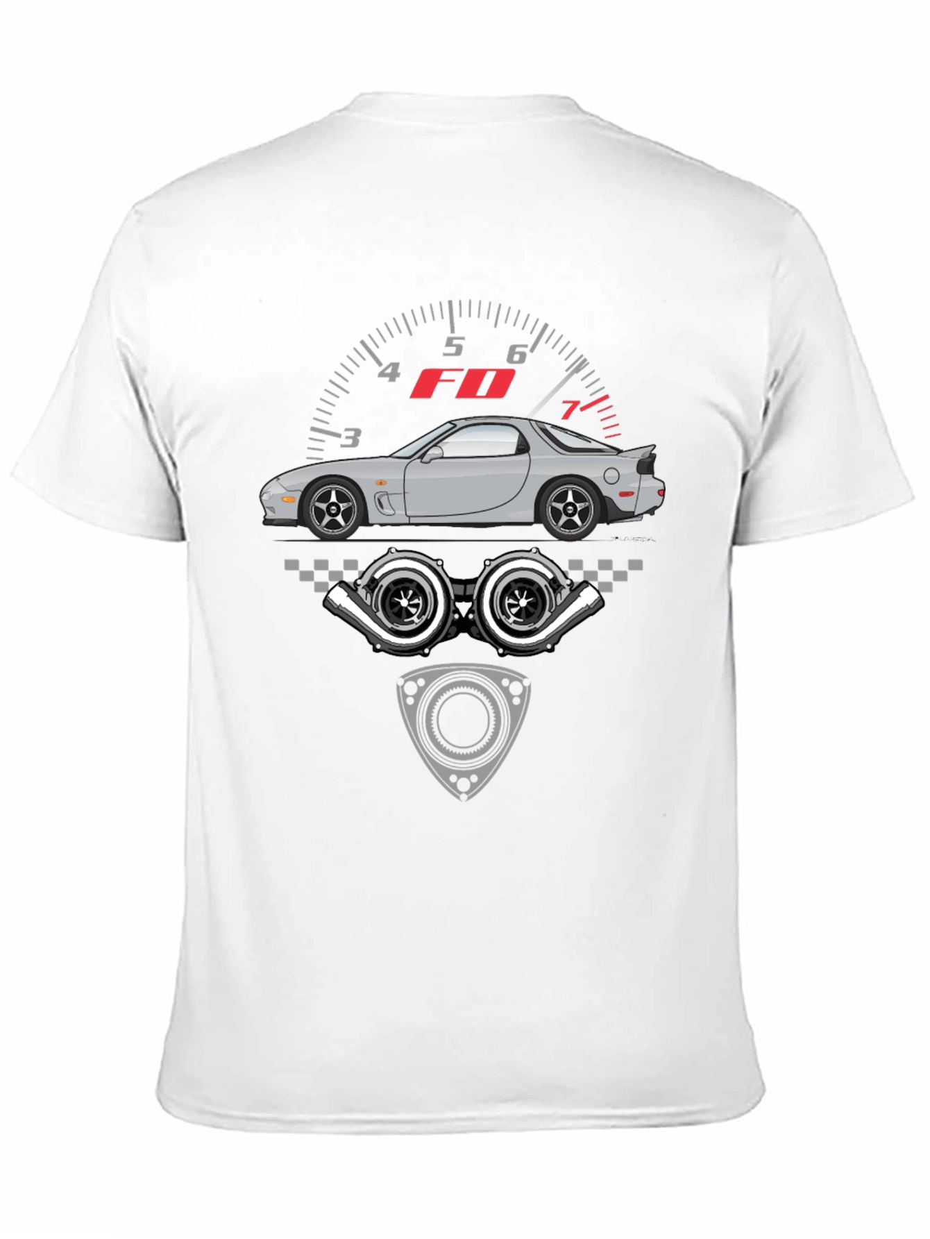 Rotary Engine FD RX-7 T-Shirt