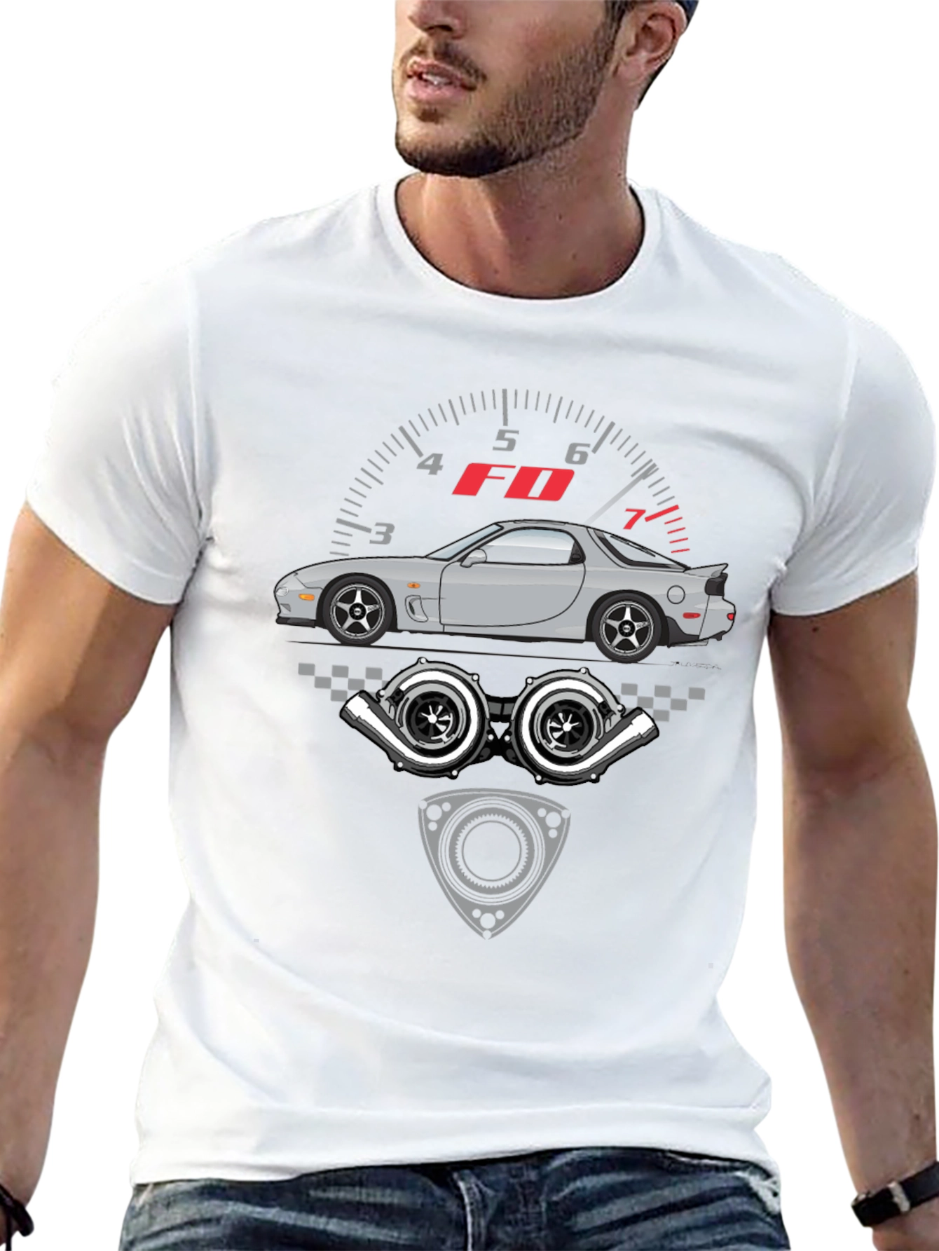 Rotary Engine FD RX-7 T-Shirt