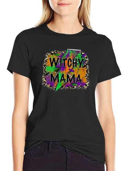 Witchy Mama Halloween T-Shirt