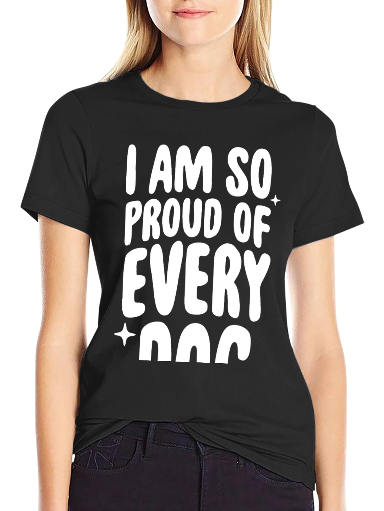 Proud Dog Lover Black T-Shirt