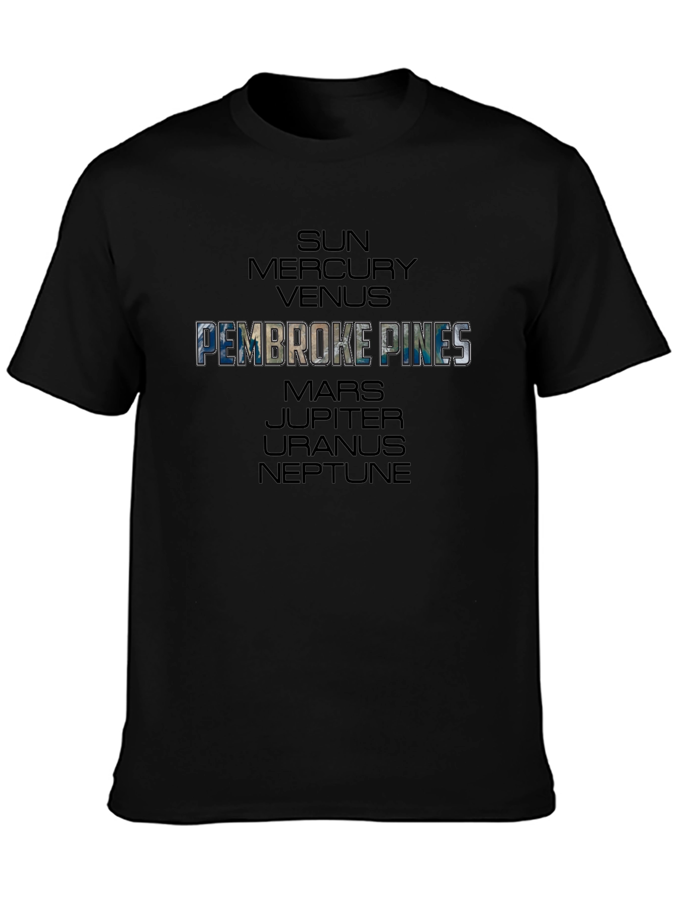 Pembroke Pines Planets Graphic Tee