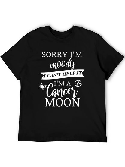 Sorry Im Moody Cancer Moon T-Shirt