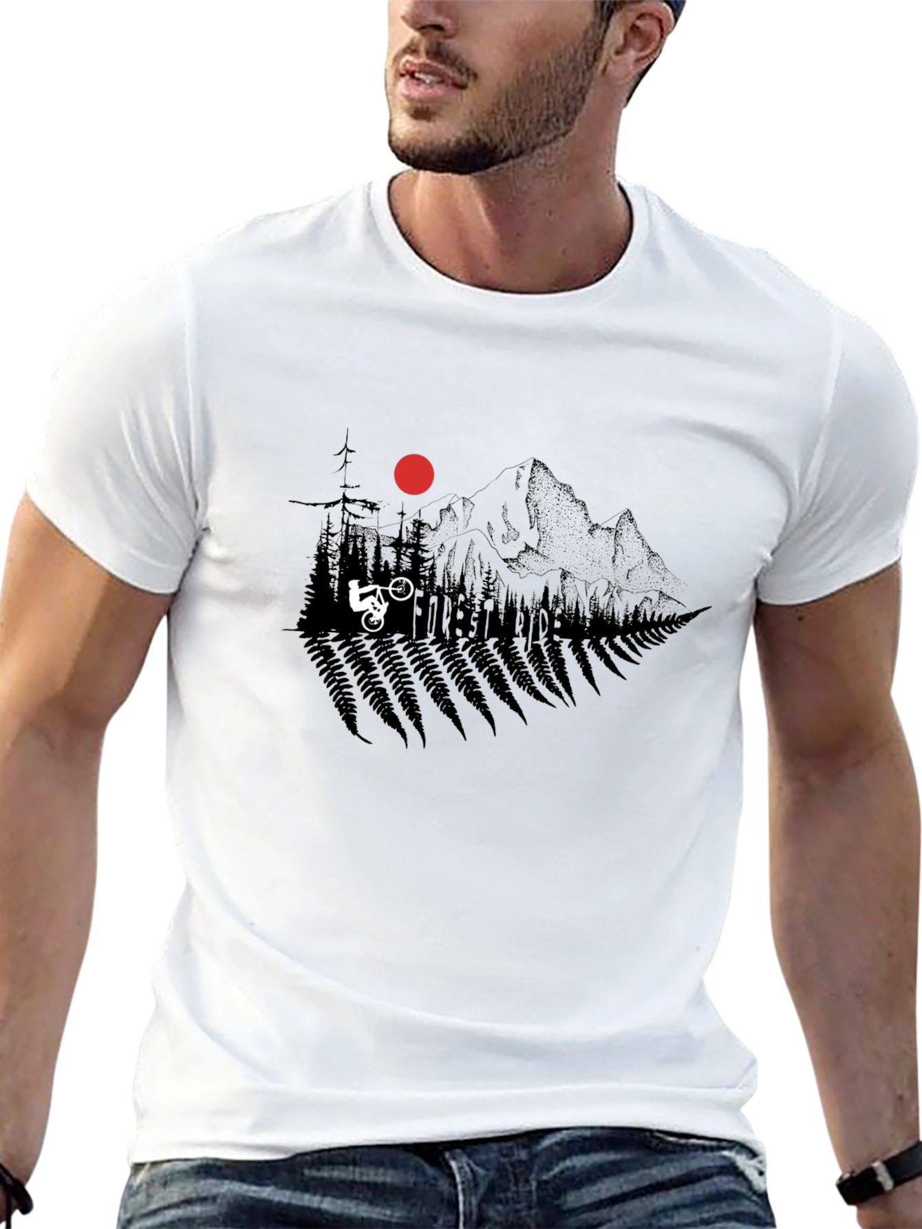 Mountain Biker T-Shirt - Adventure Ride Tee