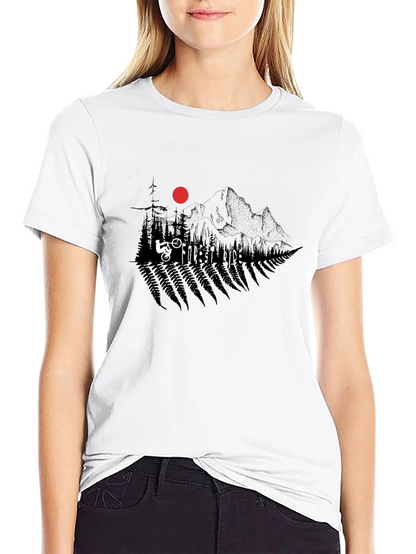 Mountain Biker T-Shirt - Adventure Ride Tee
