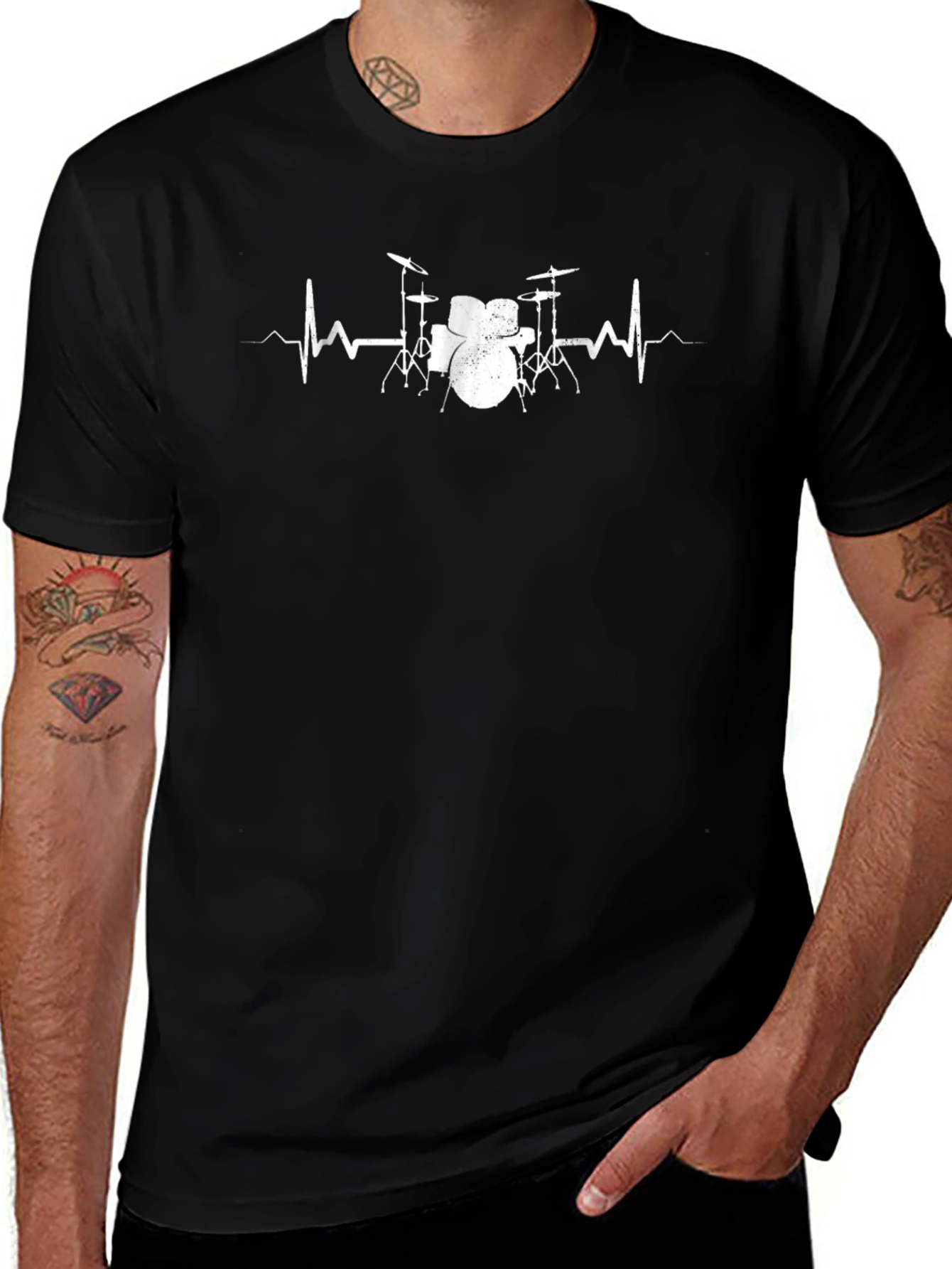 Drumbeat Lifeline Graphic T-Shirt