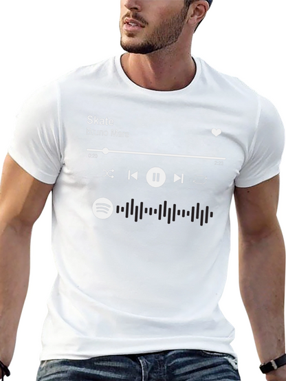 Skate Bruno Mars Spotify Music T-Shirt