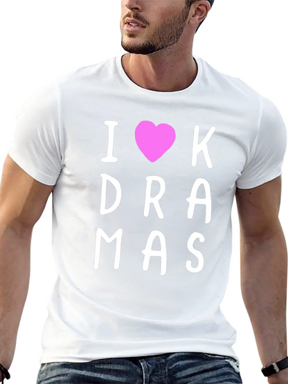 I Heart K-Dramas Black T-Shirt